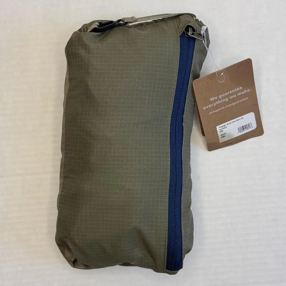 Patagonia Ultralight Black Hole Pack 20L Backpack Hiking Black Herbalife Logo